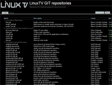 Tablet Screenshot of git.linuxtv.org